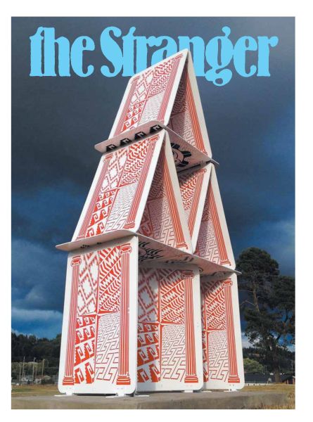 The Cultural House of Cards on the Cover of Seattle's The Stranger